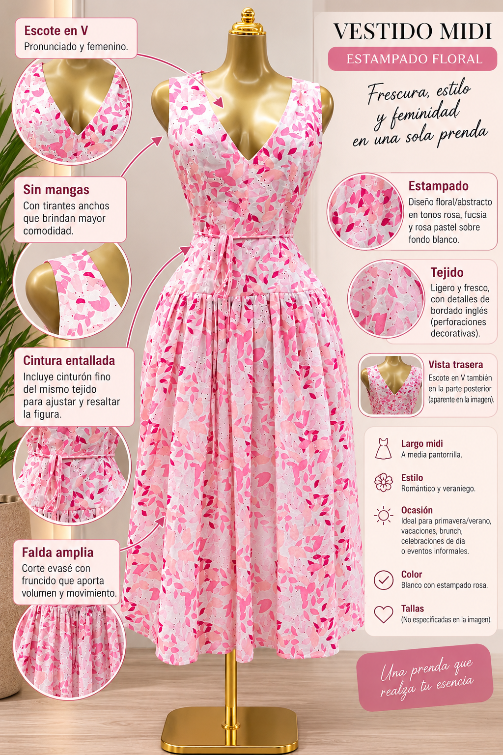Vestido Rf: IDM12415