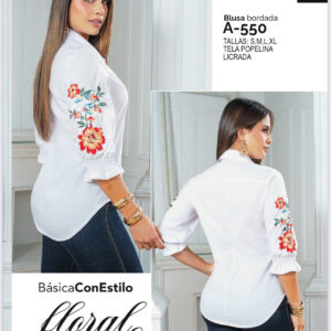 Blusa Bordada A-550