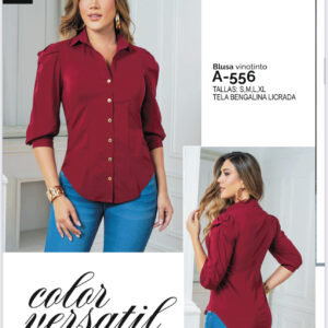 Blusa Vinotinto A-556